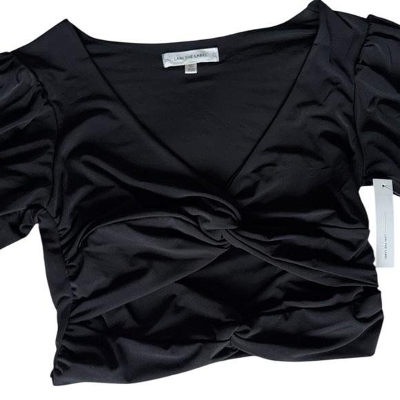 Lani The Label Twisted Front Top Size Medium NWT Bloomingdale’s Exclusive - Picture 3 of 5